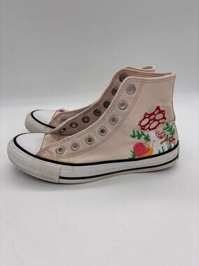 Converse Chuck Taylor All-Star high mushroom garden in Blush Hush colorway sz 6